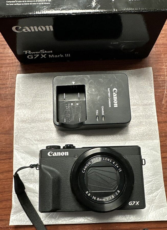 Canon PowerShot G7 X Mark III - 20.1MP Point & Shoot Digital Camera - Vlogger