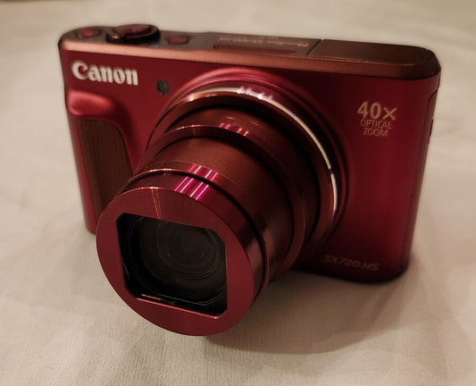 Canon PowerShot SX720 HS 20.3MP Compact Digital Camera Red - See Description