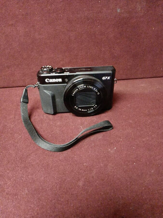 Canon PowerShot G7 X Mark II ( 8.8-36.8mm 1:1.8-2.8 ) w / Case- Used