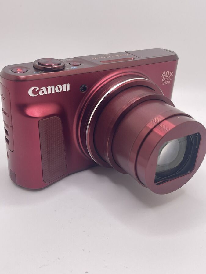 Canon PowerShot SX720 HS 20.3MP Compact Digital Camera Red 40x Optical Zoom MINT